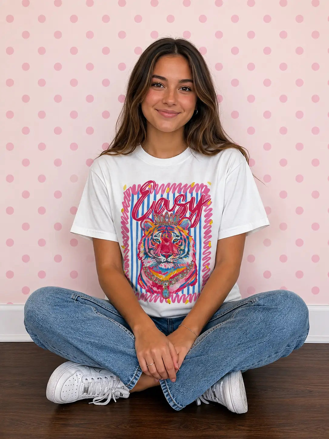 Easy Tiger White Graphic Tee