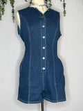 ALL-AMERICAN DENIM ROMPER