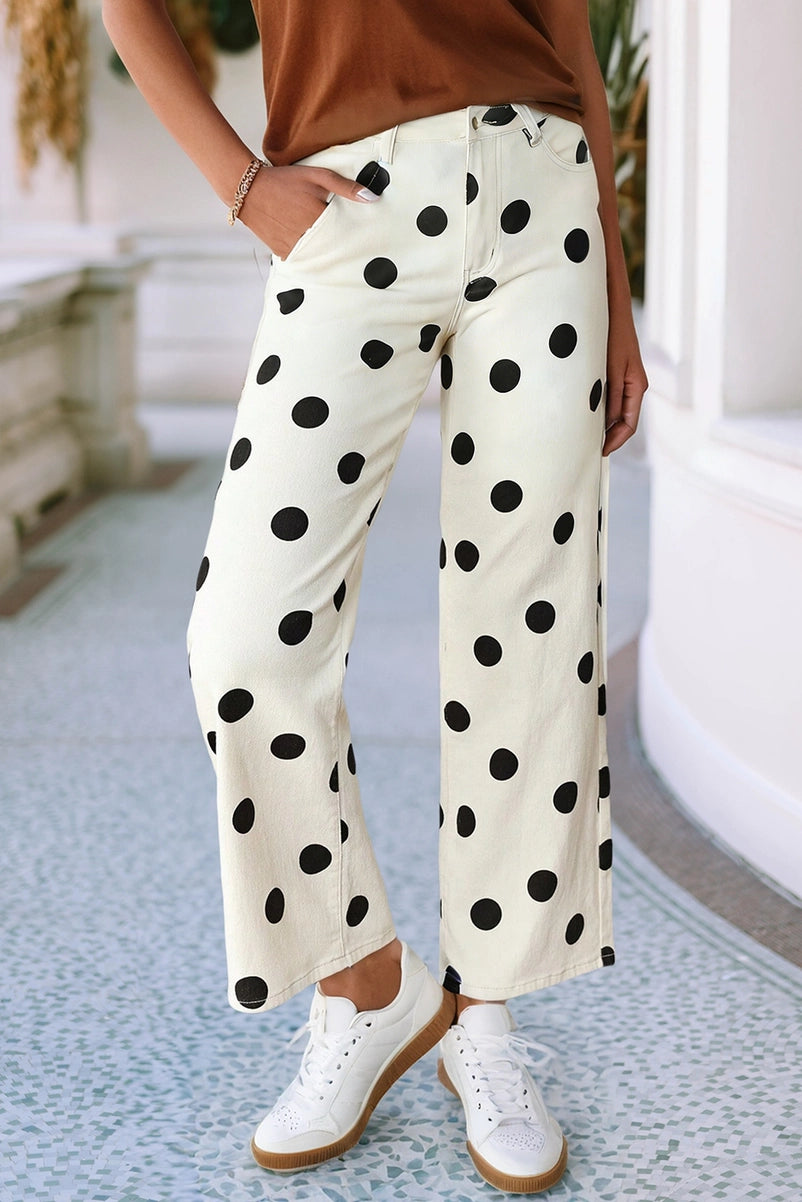 polka dot pants