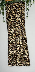 Leopard Silk Skirt