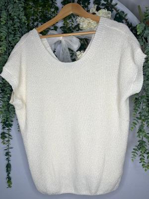 Perch bow sweater
