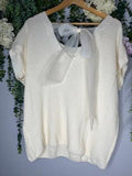 Perch bow sweater
