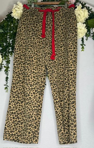 Untamed leopard jeans